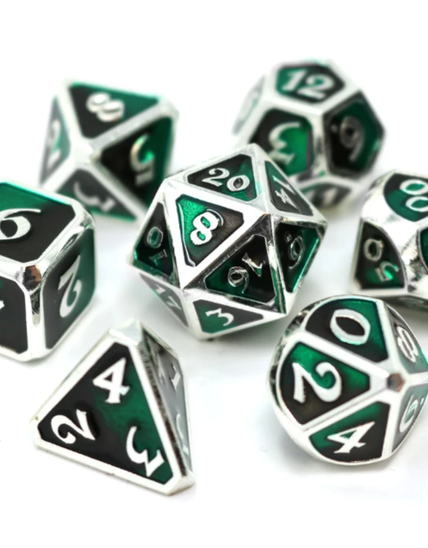 7 Metal Dice Set Dark Arts Blight