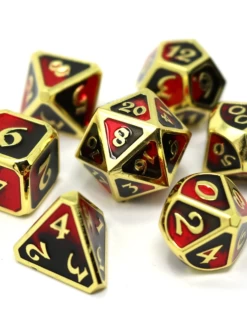 7 Metal Dice Set Dark Arts Bloodbath