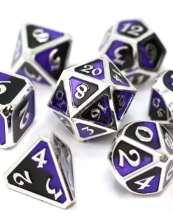 7 Metal Dice Set Dark Arts Malice