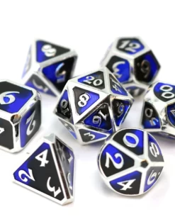 7 Metal Dice Set Dark Arts Riptide