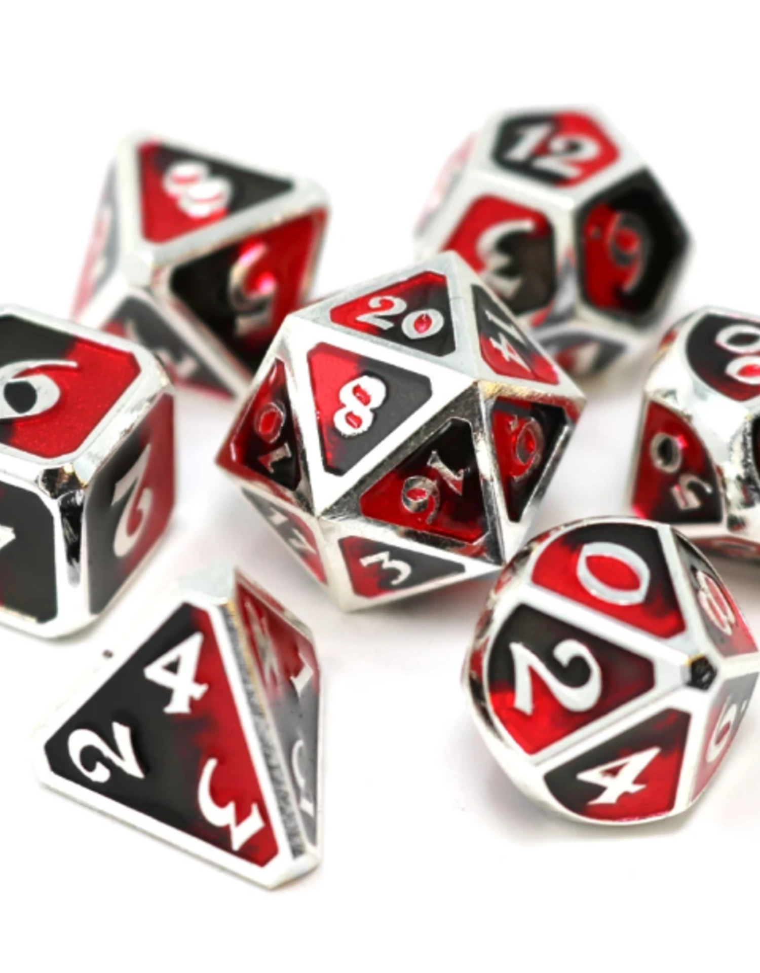 7 Metal Dice Set Dark Arts Vengeance
