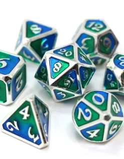 7 Metal Dice Set Spellbinder Gaia