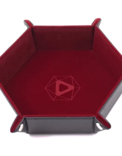 Folding Hex Tray Red Velvet