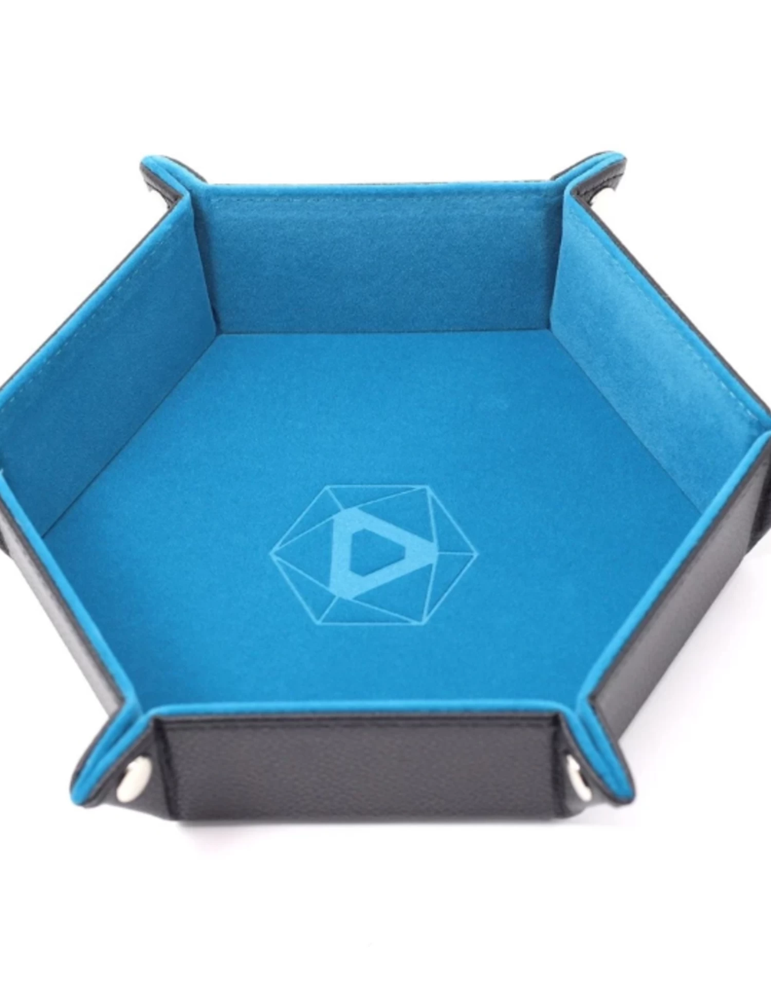 Folding Hex Tray Teal Velvet