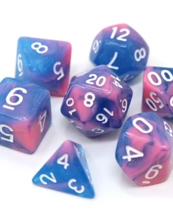 Poly Dice Set Miami Vice