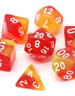 Poly Dice Set Sunburst