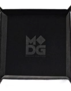 Folding Dice Tray Black Velvet