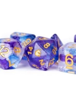 Poly Dice Set Unicorn: Midnight Fantasy