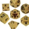 Poly Metal Dice Gold