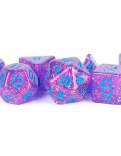 Poly Set Dice Flash Purple