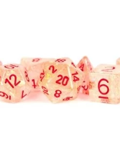 Poly Set Dice Flash Red