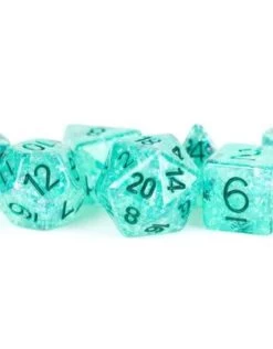 Poly Set Dice Flash Teal