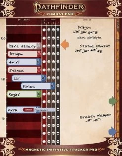 Pathfinder 2nd Edition Combat Pad