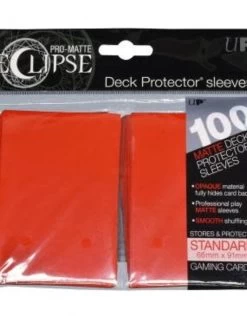 Ultra Pro PRO-Matte Eclipse Apple Red 100ct Sleeves