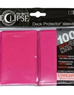 Ultra Pro PRO-Matte Eclipse Hot Pink 100ct Sleeves