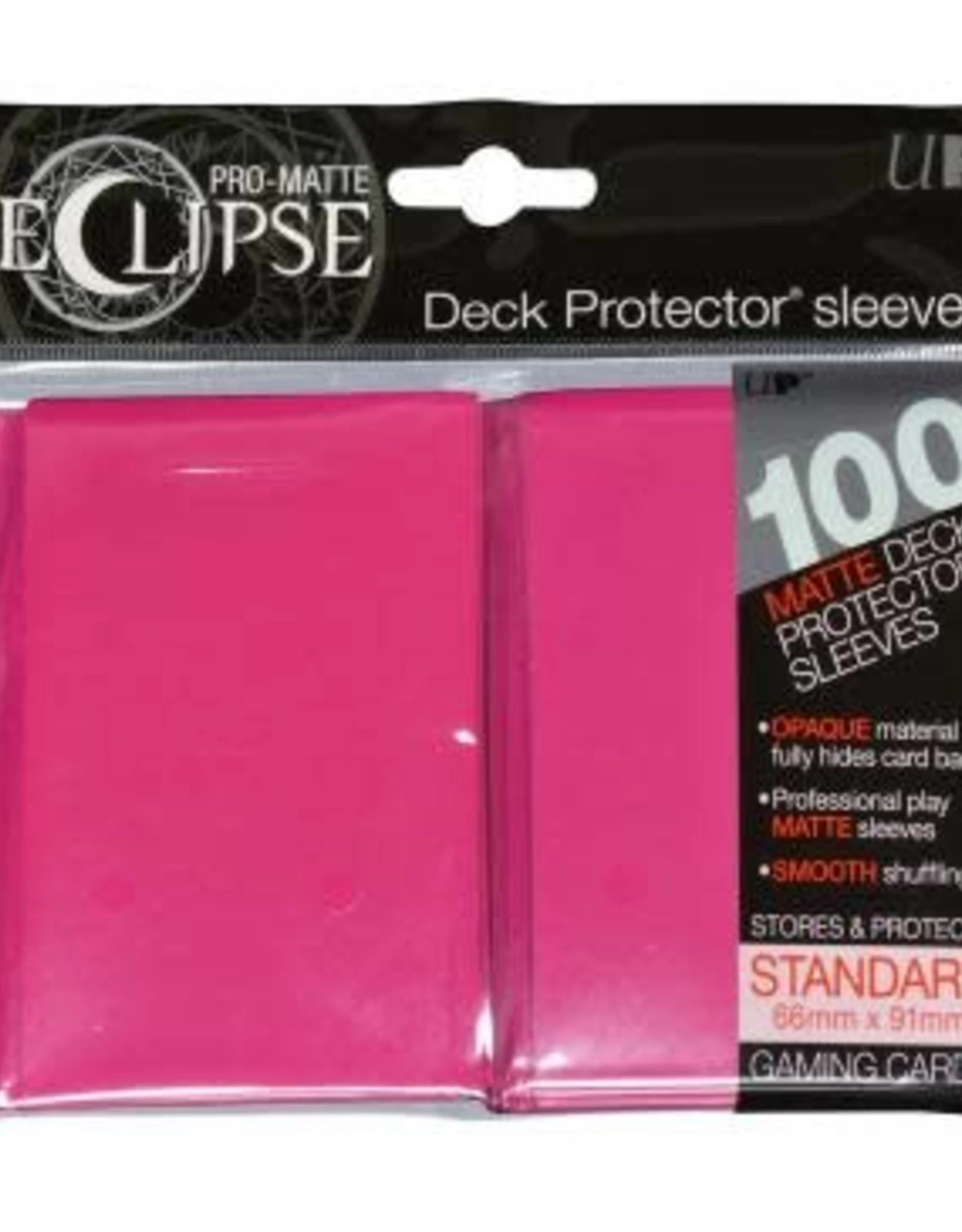 Ultra Pro PRO-Matte Eclipse Hot Pink 100ct Sleeves