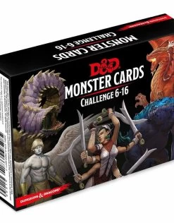 Wizards Of The Coast Dungeons & Dragons Monster Cards Challenge 6-16