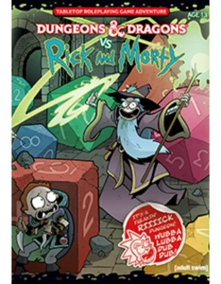 Wizards Of The Coast Dungeons & Dragons Vs Rick And Morty RPG Adventure