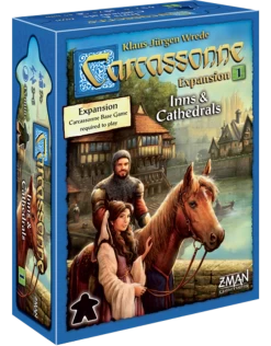 Z-Man Games Carcassonne Exp 1 Inns & Cathedrals