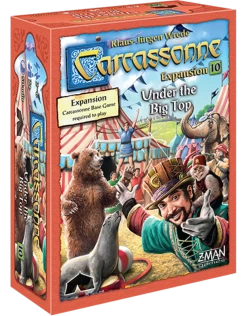 Z-Man Games Carcassonne Exp 10 Under The Big Top